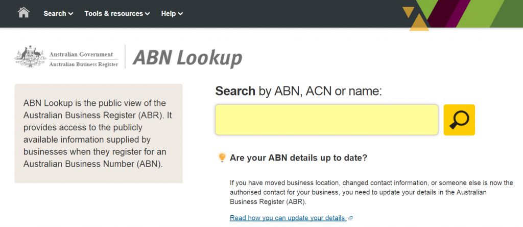 ABN Lookup