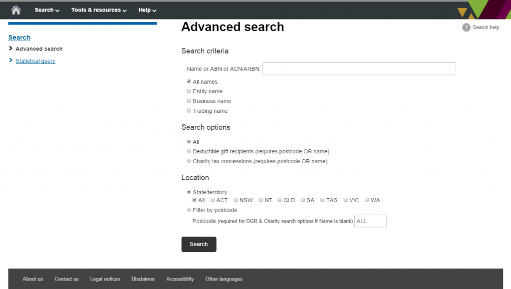 Advanced Search