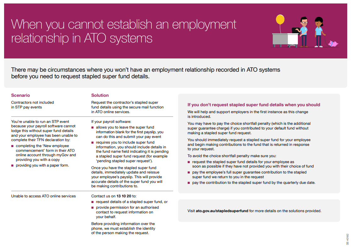 Stapled Super Funds — eBAS Accounts